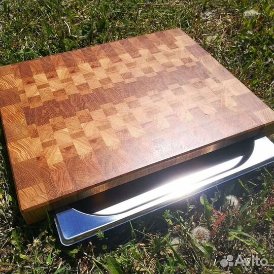 Разделочная торцевая доска с гастроёмкостью