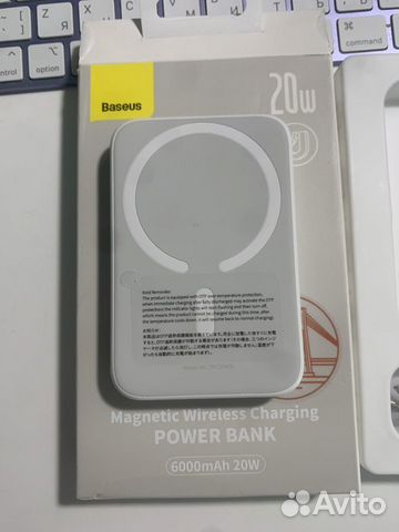 Magnetic Wireless Charging power bank 6000Ah 20W объявление продам