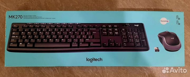 Беспроводная клавиатура+мышь Logitech MK270