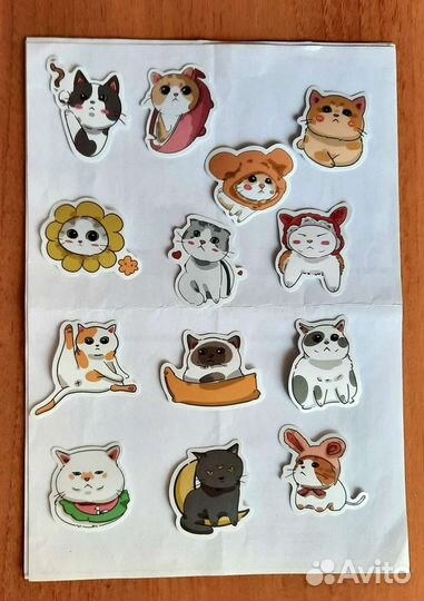 Наклейка Котик