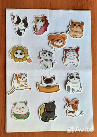 Наклейка Котик