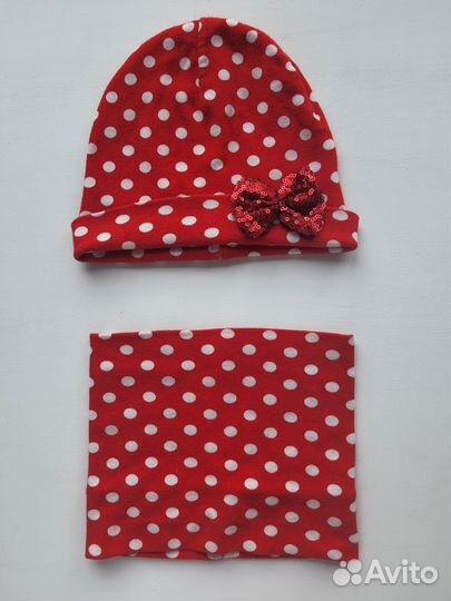 Демисезонные шапочки для девочки на 1.5-2 года