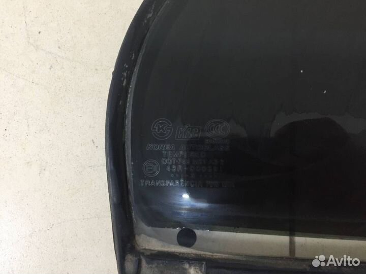 Стекло двери задней правой форточка Hyundai Accent