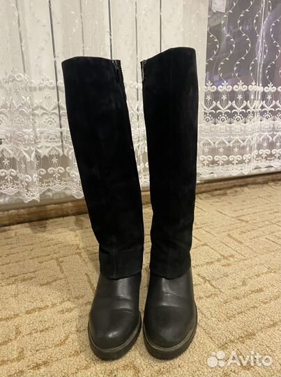 Кожанные сапоги