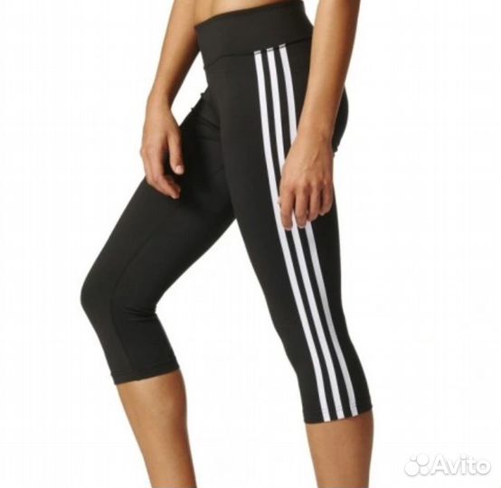 Легинсы спортивные укороченные Adidas (оригинал)