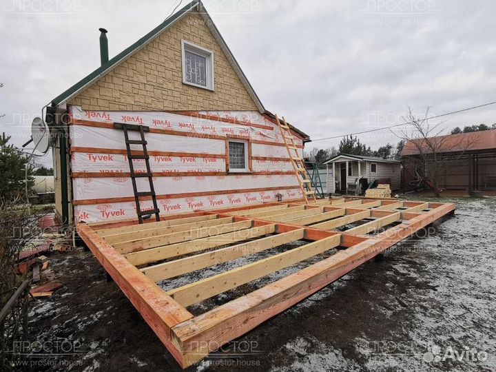 Пристроика к дому под ключ