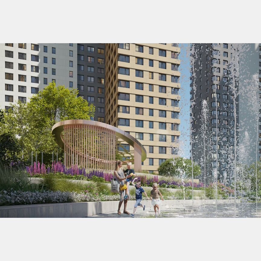 2-к. квартира, 64,9 м², 32/44 эт.