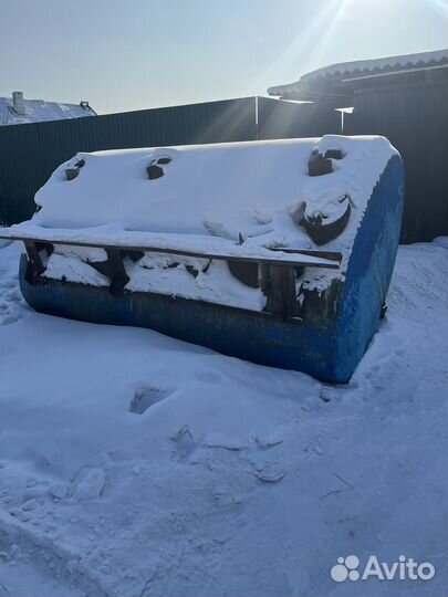 Цельно металическая бочка 3 м3