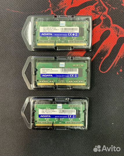 Sodimm ddr3l 4gb Гарантия