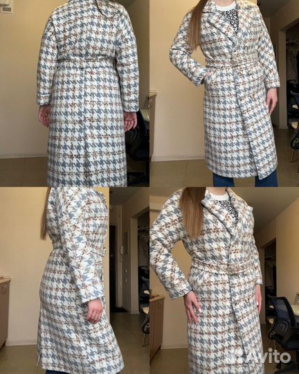 Пальто женское демисезонное размер 48