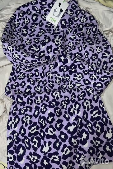 Платье трикотажное sela с этикеткой xs/42