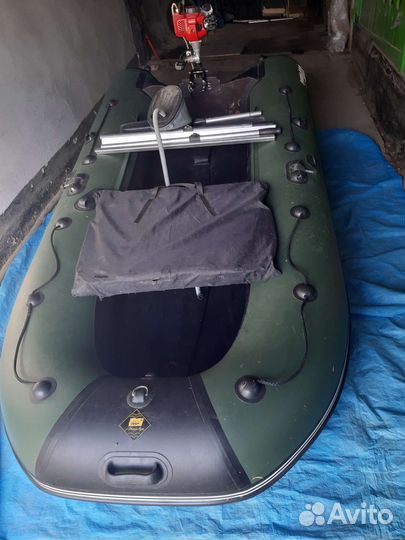 Надувная лодка пвх бу с мотором