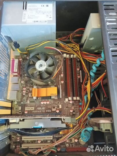 Компьютер системный блок с монитором