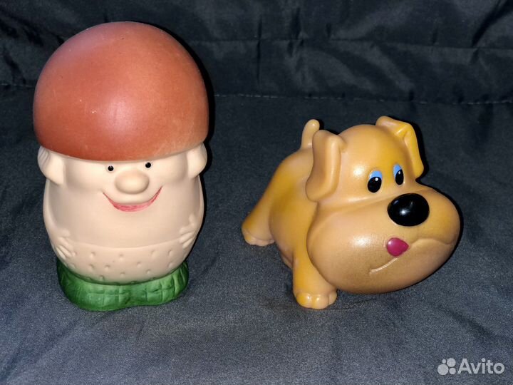 Резиновые игрушки СССР винтажные детские