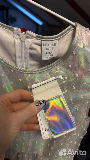 Новогоднее платье для девочки 134