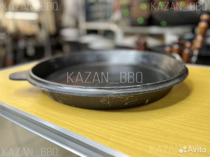 Крышка сковорода для казана чугунная