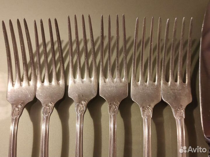 Столовые приборы мельхиор ссср.роял.зиш