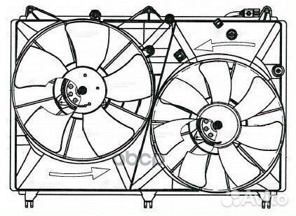 Вентилятор радиатора suzuki grand vitara 05- LF