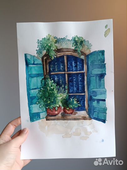 Картины акварелью