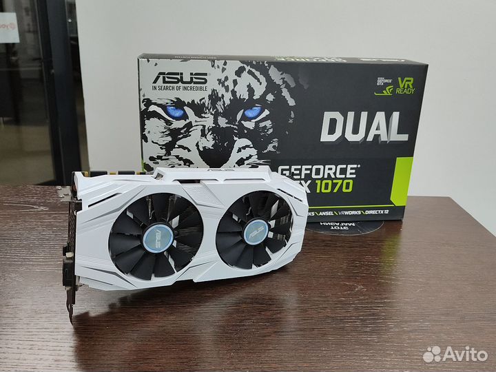 Asus GTX 1070 8 Gb