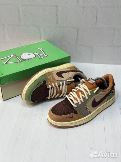 Кроссовки Nike air jordan 1 low voodoo