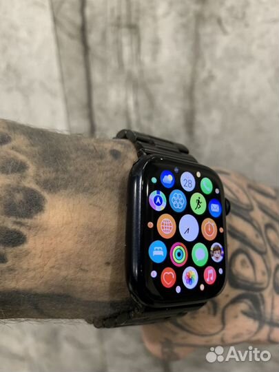 Часы apple watch 7 45 mm черные