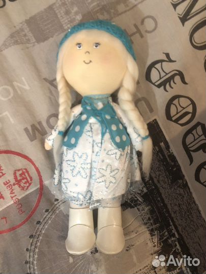 Кукла ручной работы Снегурочка