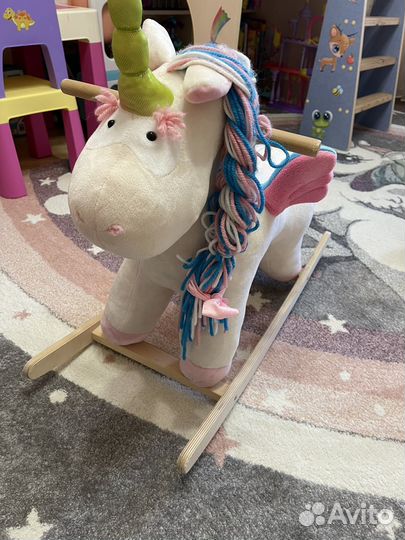 Качалка детская единорог