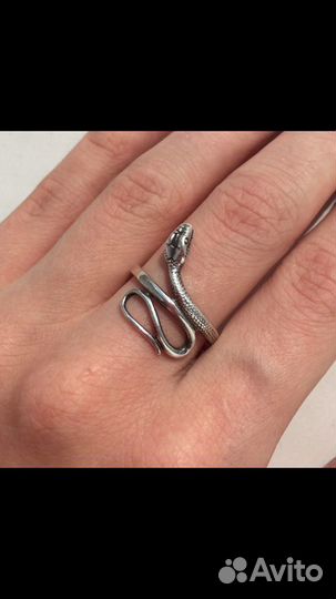 Кольцо серебряное