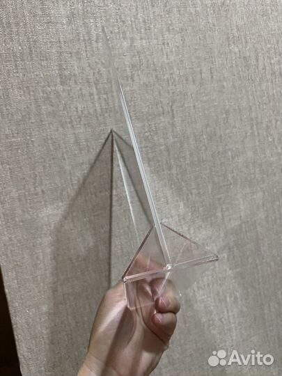 Тейблтент менюхолдер вертикальный А5 прозрачный