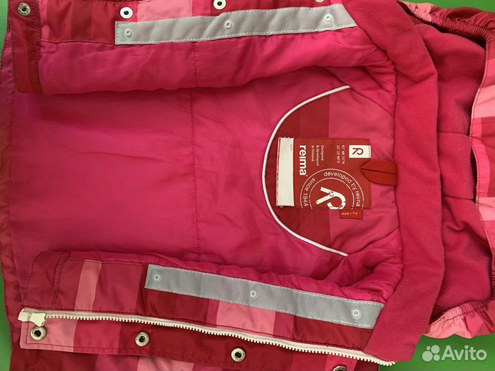 Демисезонный костюм для девочки 74