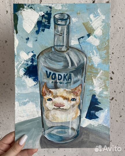 Картина с котом