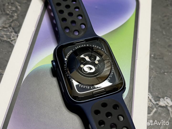 Часы Apple Watch 6 44 mm 91 акб