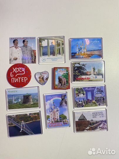 Магнит коллекционный, города
