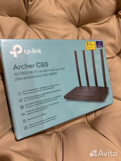Wi-Fi роутер TP-Link Archer C80 AC1900
