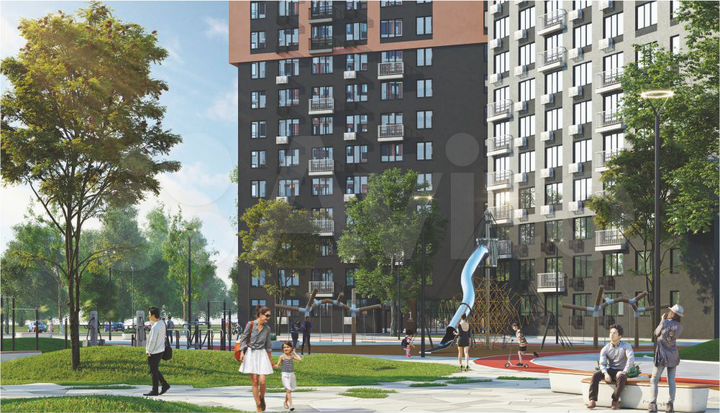 2-к. квартира, 57,2 м², 2/25 эт.