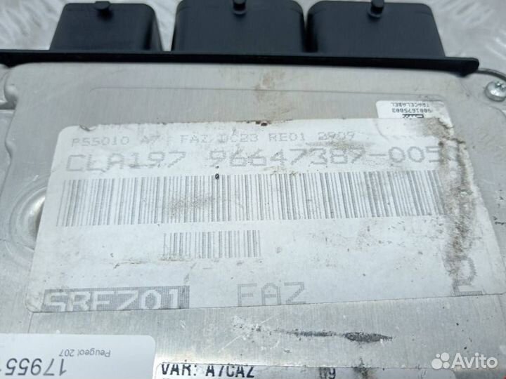 Блок управления двигателем Peugeot 207 2007