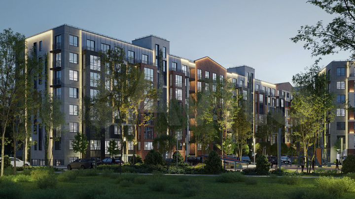 2-к. квартира, 64,9 м², 4/7 эт.