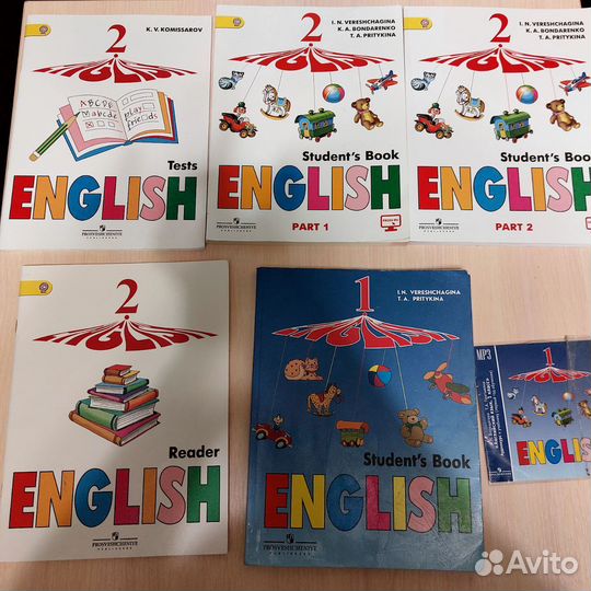 Учебник английского языка 1 и 2 класс