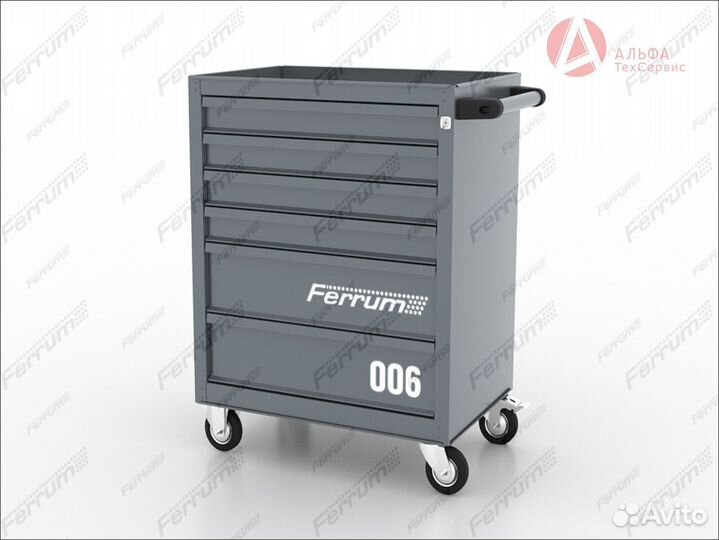 Тележка инструментальная закрытая Ferrum 02.006L