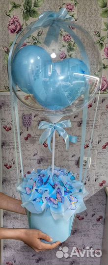 Шары бабл (Bubbles).фотозона. гендер шар