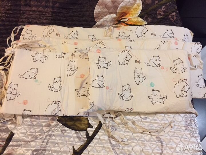 Бортики в детскую кроватку