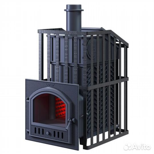 Чугунная печь для бани GFS зк 25 (П) Ураган