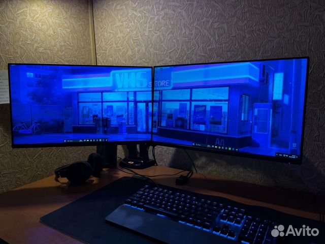 2 Монитора 24 дюйма и кронштейн NB F160 купить в Тюмени | Электроника ...