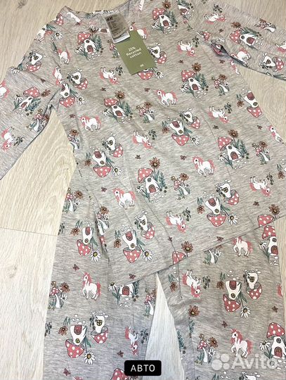 Пижама новая для девочки h&m 122/128, 134/140 р-р