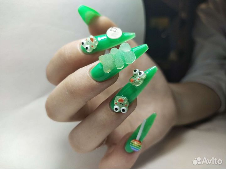 Маникюр, Наращивание