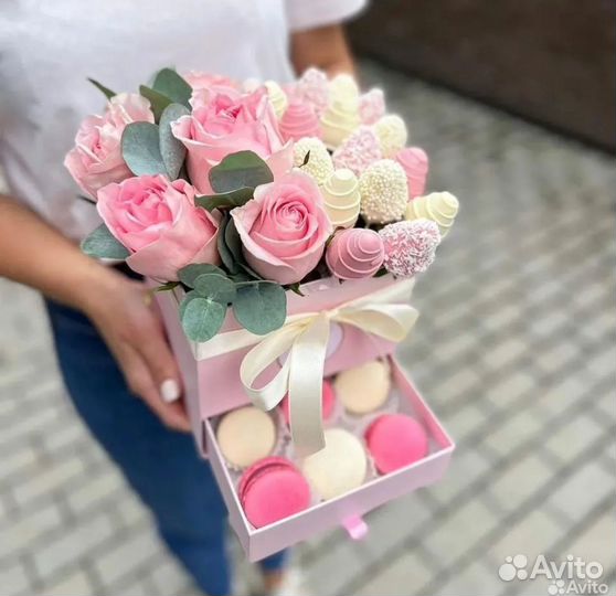 Клубника в шоколаде шкатулки на 8 марта