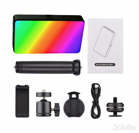 RGB Свет Andoer W140 Штатив Держатель Смартфона