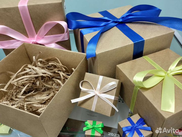 Коробка подарочная с наполнителем