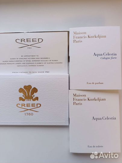 Пробники Clive Christian,Kilian, Creed,Tom Ford